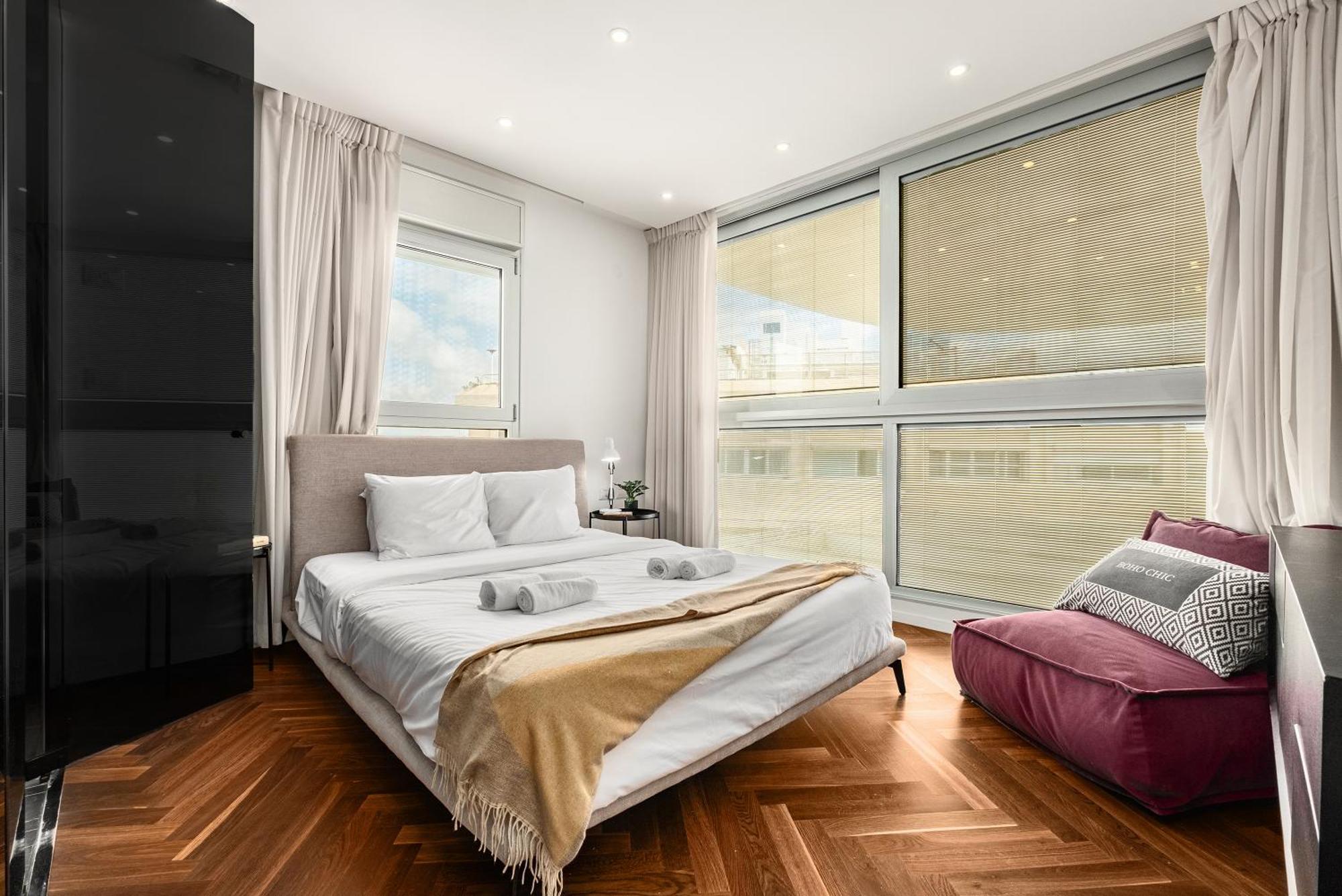 Penthouse 3Br + Roof Top + Parking - On The Beach Haïfa Extérieur photo