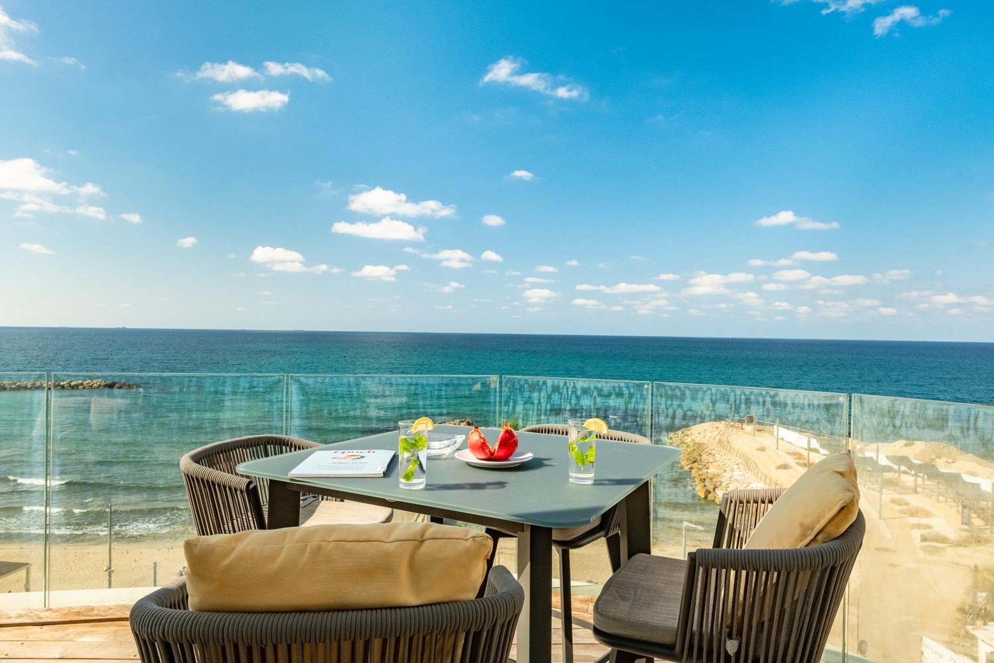 Penthouse 3Br + Roof Top + Parking - On The Beach Haïfa Extérieur photo