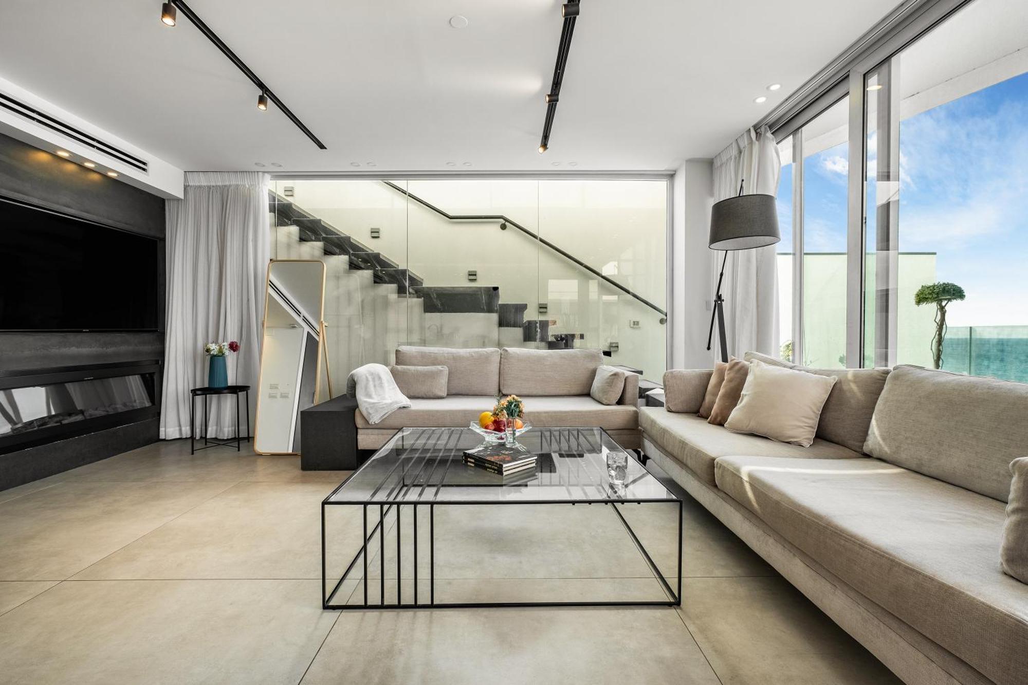 Penthouse 3Br + Roof Top + Parking - On The Beach Haïfa Extérieur photo